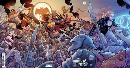 Birds Of Prey #1 Cvr E Frank Cho Triptych Gatefold Var 1