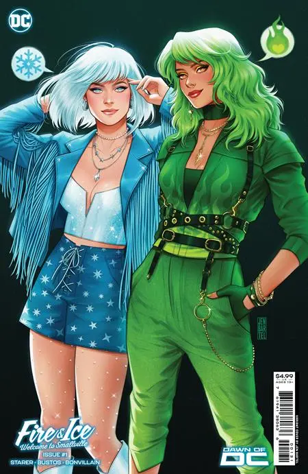 Fire & Ice Welcome To Smallville #1 (Of 6) Cvr C Jen Bartel Card Stock Var 1