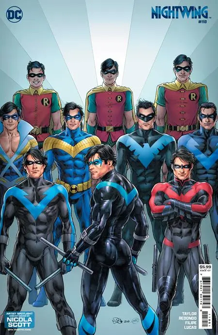 Nightwing #118 Cvr E Nicola Scott Artist Spotlight Card Stock Var 1