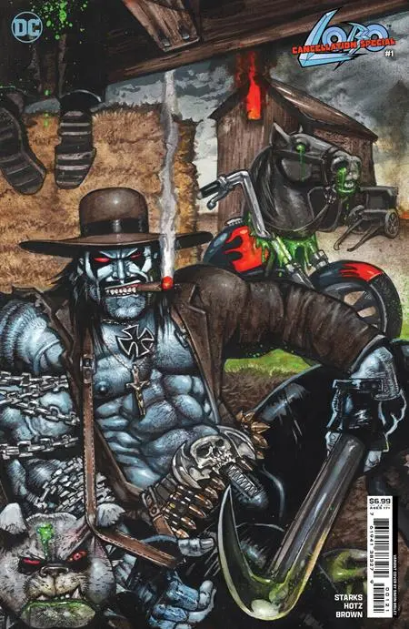 Lobo Cancellation Special #1 (One Shot) Cvr B Simon Bisley After Dark Black Card Stock Var (Mr) 1