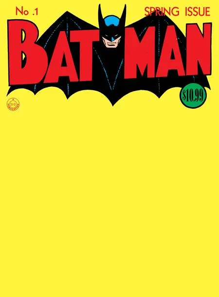 Batman (1940) #1 Facsimile Edition Cvr C Blank Var 1