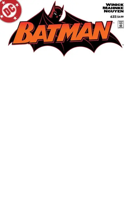 Batman #635 Facsimile Edition Cvr D Blank Card Stock Var 1