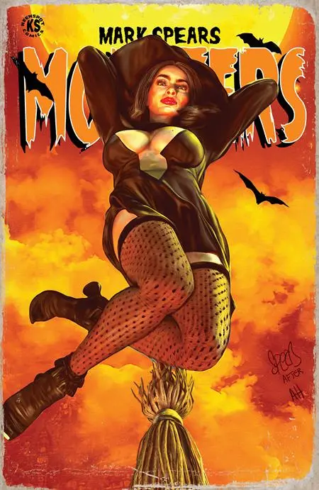 Mark Spears Monsters #7 Cvr B Mark Spears Hexy The Witch Jsa Classified #1 Homage Var 1