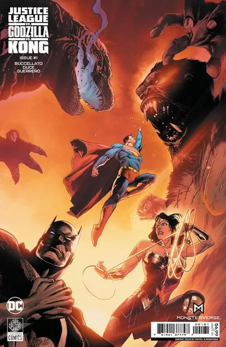 Justice League Vs Godzilla Vs Kong #1 (Of 6) Cvr E Rafael Albuquerque Foil Var 1