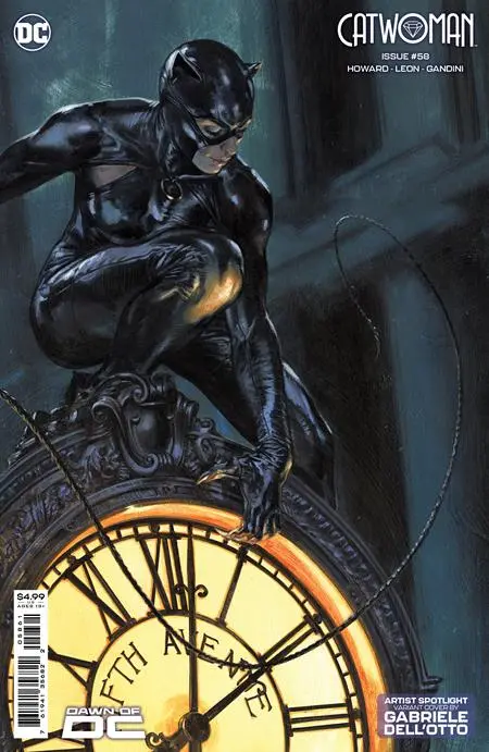 Catwoman #58 Cvr D Gabriele Dell Otto Artist Spotlight Card Stock Var (Batman Catwoman The Gotham War) 1