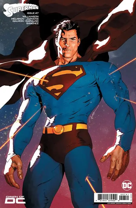 Superman #7 Cvr H Inc 1:25 Gerald Parel Card Stock Var (#850) 1