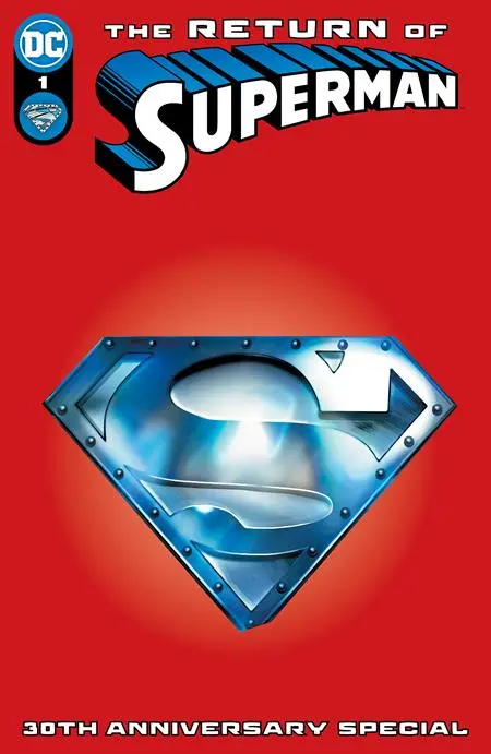 Return Of Superman 30Th Anniversary Special #1 (One Shot) Cvr C Dave Wilkins Steel Die-Cut Var 1