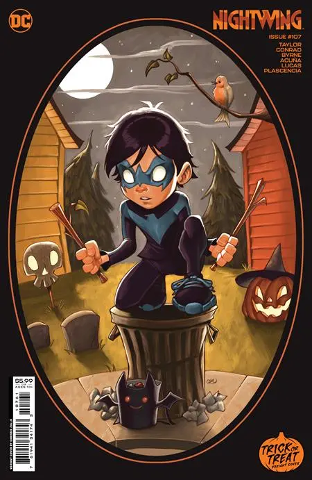 Nightwing #107 Cvr F Chrissie Zullo Trick Or Treat Card Stock Var 1
