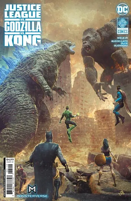 Justice League Vs Godzilla Vs Kong #1 2Nd Print Barends Variant 1