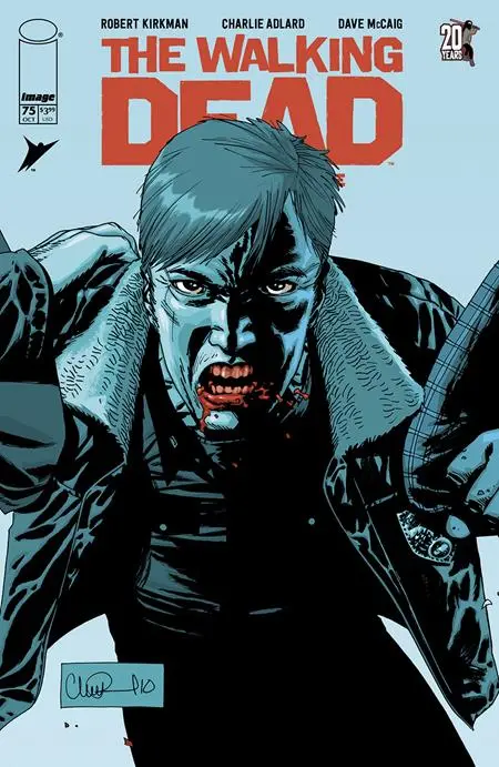 Walking Dead Deluxe #75 Cvr B Charlie Adlard And Dave Mccaig Var 1