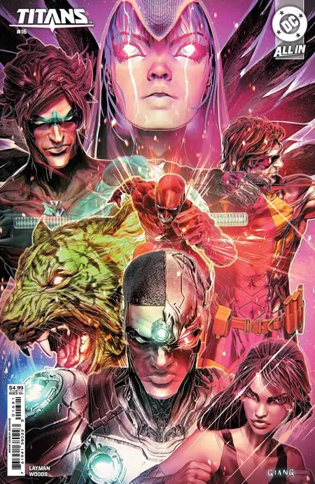 Titans #16 Cvr C John Giang Card Stock Var 1