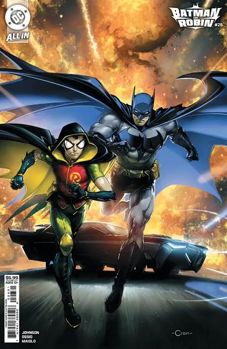 Batman And Robin #26 Cvr C Clayton Crain Card Stock Var 1