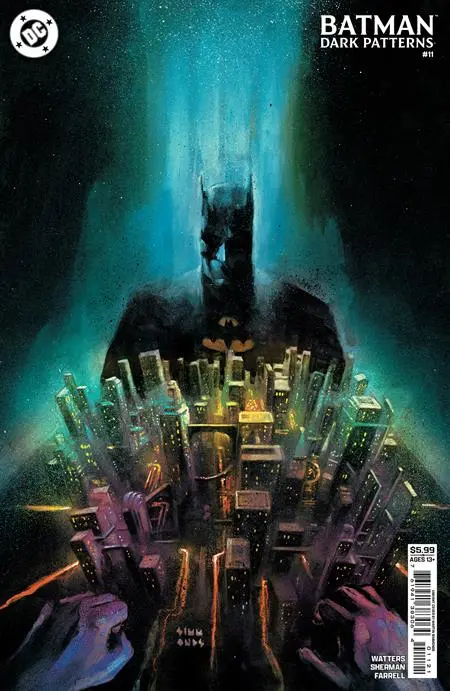 Batman Dark Patterns #11 (Of 12) Cvr B Martin Simmonds Card Stock Var 1