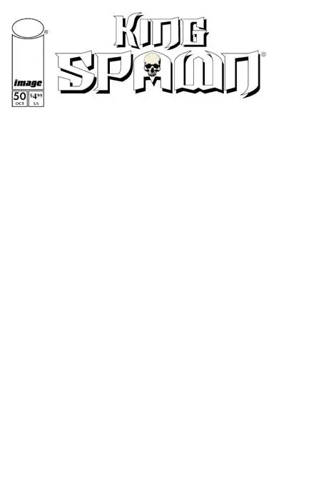 King Spawn #50 Cvr D Blank Sketch Var 1