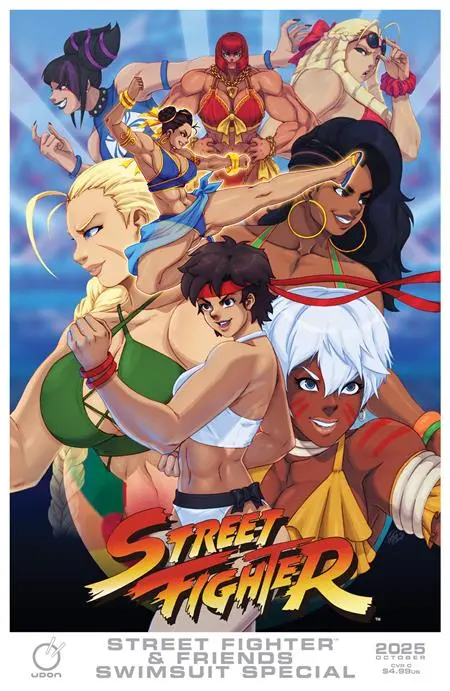 2025 Street Fighter & Friends Swimsuit Special #1 (One Shot) Cvr C Tovio Rogers Var 1
