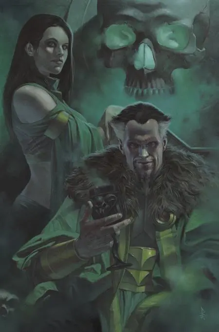 Gotham City Villains Anniversary Giant #1 (One Shot) Cvr E Riccardo Federici Ra's And Talia Card Stock Var 1