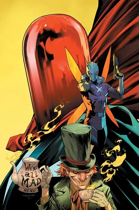 Gotham City Villains Anniversary Giant #1 (One Shot) Cvr F Dan Mora Hatter Moth Red Hood Card Stock Var (12/1/21) 1