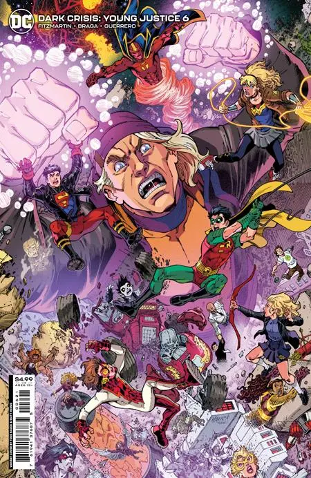 Dark Crisis Young Justice #6 (Of 6) Cvr B Nauck Card Stock Var 1