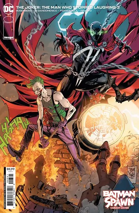Joker The Man Who Stopped Laughing #3 Cvr F Tony Daniel Dc Spawn Var 1
