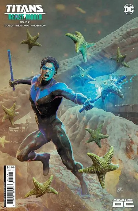 Titans Beast World #1 (Of 6) Cvr B Bjorn Barends Card Stock Var 1
