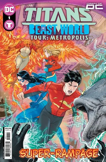 Titans Beast World Tour Metropolis #1 (One Shot) Cvr A Mikel Janin 1