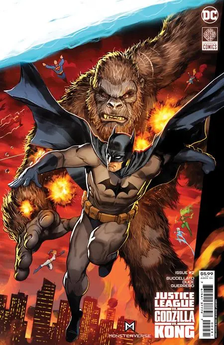 Justice League Vs Godzilla Vs Kong #2 (Of 7) Cvr C David Nakayama Connecting Card Stock Var 1