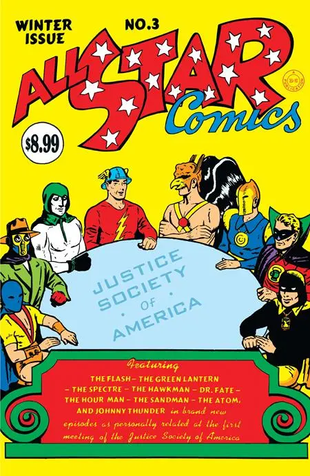 All-Star Comics #3 Facsimile Edition Cvr B Ee Hibbard Foil Var 1