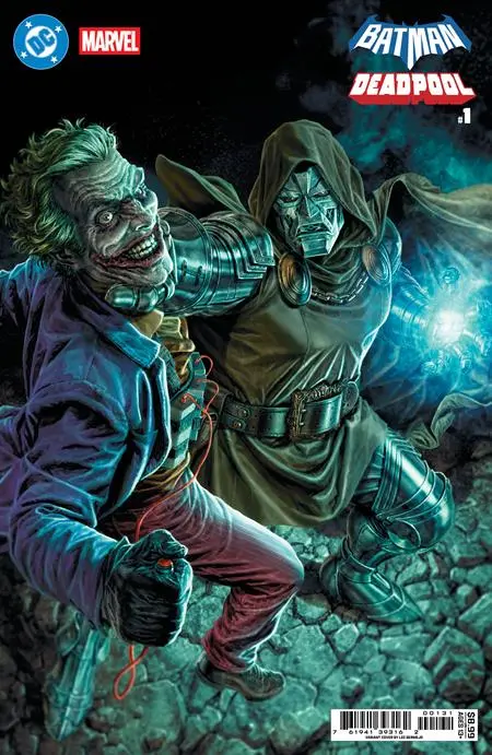 Dc Marvel Batman Deadpool #1 (One Shot) Cvr C Lee Bermejo Joker Dr Doom Card Stock Var 1