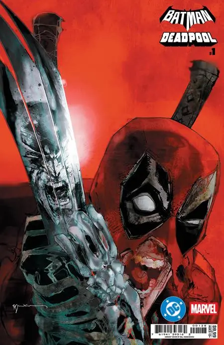 Dc Marvel Batman Deadpool #1 (One Shot) Cvr Q Bill Sienkiewicz Incredible Hulk 340 Homage Card Stock Var (12/3/25) 1