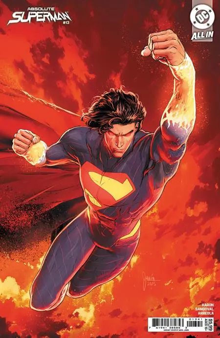 Absolute Superman #13 Cvr C Mikel Janin Card Stock Var 1