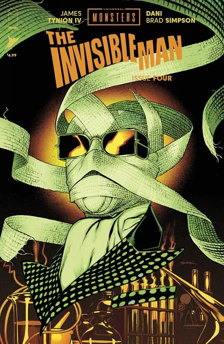 Universal Monsters The Invisible Man #4 (Of 4) Cvr B Ryan Sook Var 1