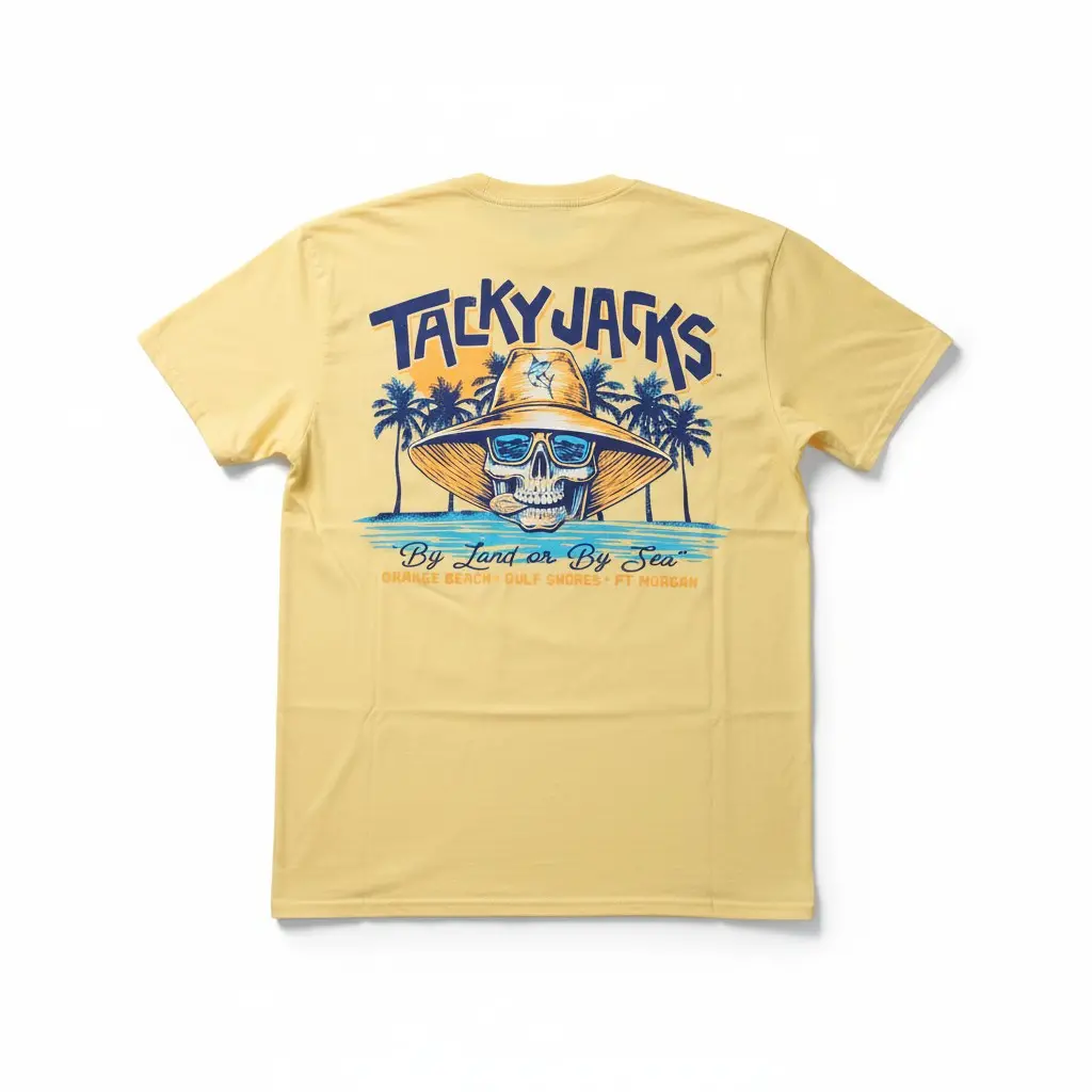 Tacky Jacks "Skeleton Hat" Short Sleeve T-Shirt 1