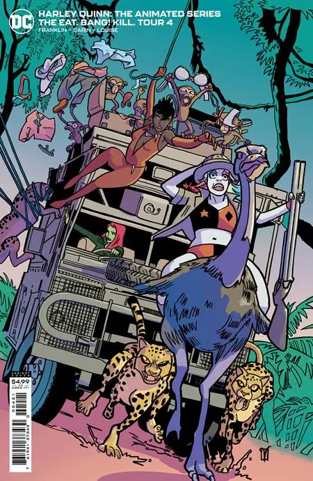 Harley Quinn The Animated Series The Eat Bang Kill Tour #4 (Of 6) Cvr B Valentine De Landro Card Stock Var (Mr) 1