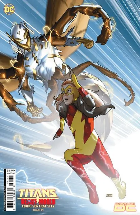Titans Beast World Tour Central City #1 (One Shot) Cvr C Taurin Clarke Card Stock Var 1