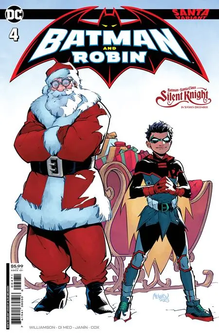 Batman And Robin #4 Cvr D Otto Schmidt Santa Card Stock Var 1