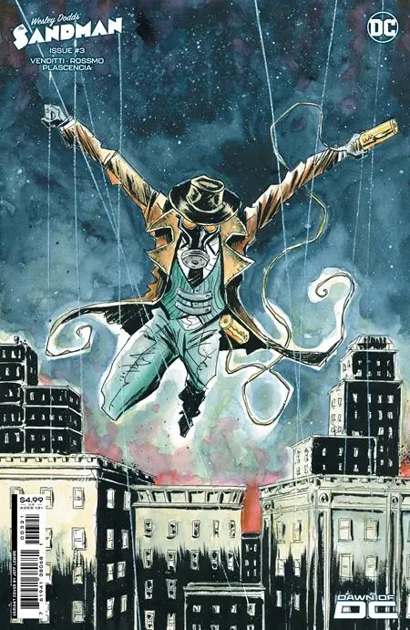 Wesley Dodds The Sandman #3 (Of 6) Cvr B Jeff Lemire Card Stock Var 1