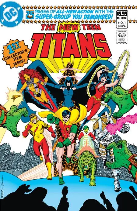 New Teen Titans #1 Facsimile Edition Cvr B George Perez & Dick Giordano Foil Var 1