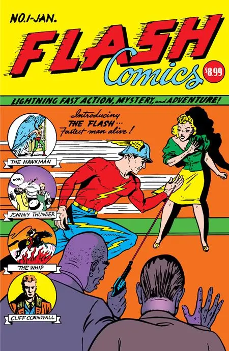Flash Comics #1 Facsimile Edition Cvr B Sheldon Moldoff Foil Var 1