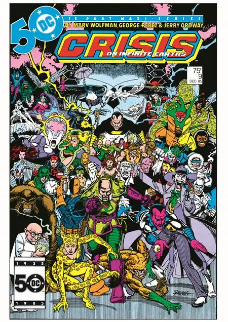 Crisis On Infinite Earths #9 Facsimile Edition Cvr A George Perez 1