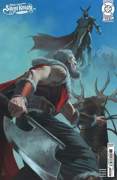 Batman Santa Claus Silent Knight Returns #4 (Of 5) Cvr B Riccardo Federici Card Stock Var 1