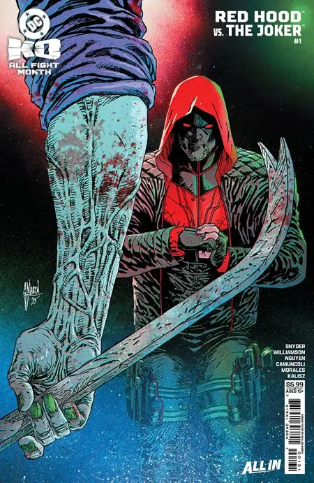 Dc K.O. Red Hood Vs Joker #1 (One Shot) Cvr D Guillem March Card Stock Var 1