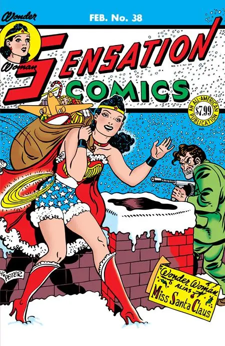 Sensation Comics #38 Facsimile Edition Cvr B Harry G Peter Foil Var 1