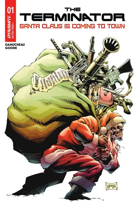 Terminator Santa Claus Is Coming To Town #1 (One Shot) Cvr A Will Robson 1