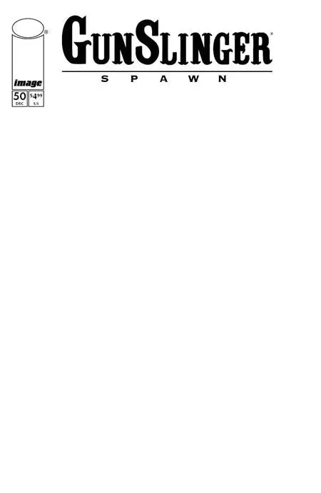 Gunslinger Spawn #50 Cvr D Blank Sketch Var 1