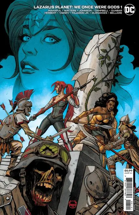 Lazarus Planet Once Were Gods #1 (One Shot) Cvr B Johnson Card Stock Var 1