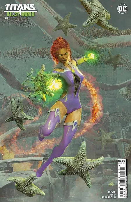 Titans Beast World #4 (Of 6) Cvr B Bjorn Barends Card Stock Var 1