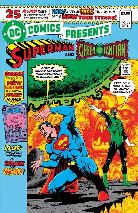 Dc Comics Presents #26 Facsimile Edition Cvr B Jim Starlin Foil Var 1