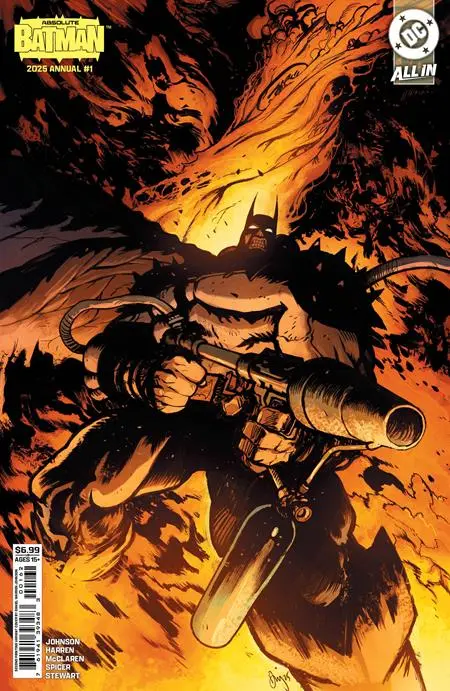Absolute Batman 2025 Annual #1 (One Shot) 2Nd Print Cvr B Johnson Flmaethrower Var 1