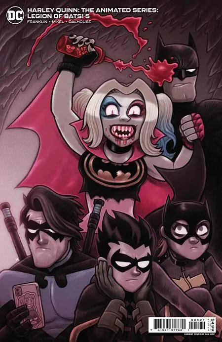 Harley Quinn The Animated Series Legion Of Bats #5 (Of 6) Cvr B Dan Hipp Card Stock Var 1