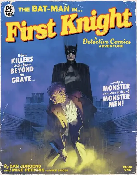 The Bat-Man First Knight #1 (Of 3) Cvr C Marc Aspinall Pulp Novel Var (Mr) 1